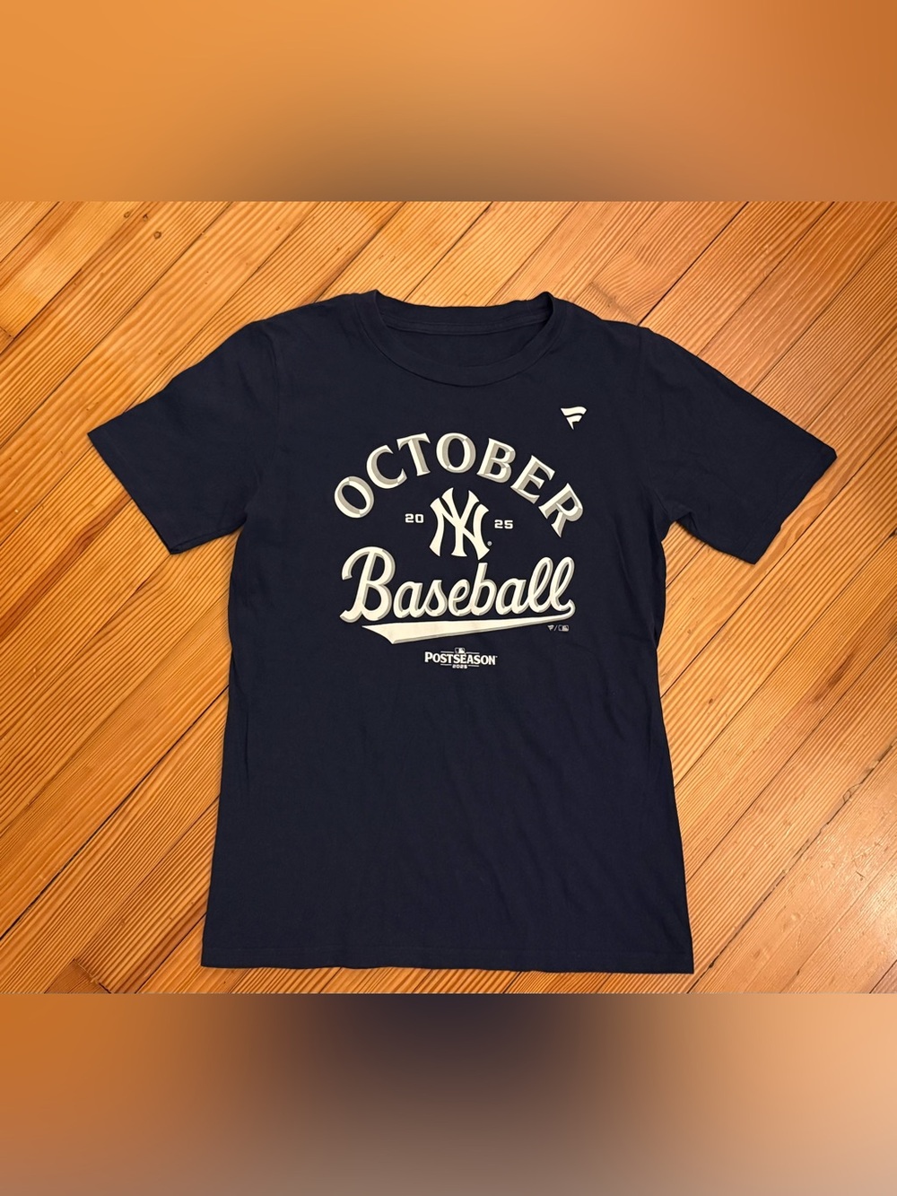 Yankees postseason October baseball youth tee